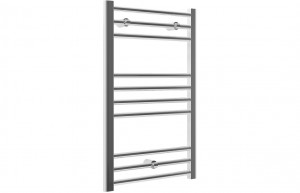 Genoa Straight 30mm Ladder Radiator (600x800x30mm) - Chrome [PLUM102964]