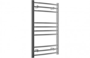 Genoa Curved 30mm Ladder Radiator (500x800x30mm) - Chrome [PLUM102974]