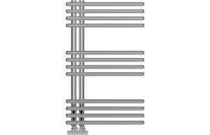 Rhondi Round Ladder Radiator (500x800x50mm) - Chrome [PLUM102983]