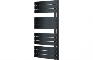 Quarona Curved Panel Ladder Radiator (550x1080x49mm) - Anthracite [PLUM102999]