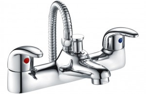 Nocera Low Pressure Bath/Shower Mixer - Chrome [PLUM105705]