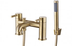 Piacenza Bath/Shower Mixer - Brushed Brass [PLUM105804]