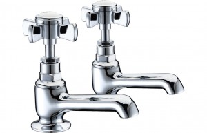 Bergamo Basin Taps - Chrome [PLUM105731]