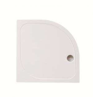 Merlyn Mstone Quadrant Shower Tray with Waste 800mm White [D80Q]