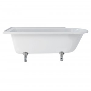 Burlington E10CHR Classical Standard Bath Feet (Set of 4) Chrome (Bath NOT Included)