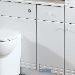 EASTBROOK 1.030 Bonito 30cm RH Base Drawer Unit White (Plinth Sold Separately)