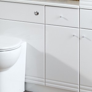 EASTBROOK 1.031 Bonito 30cm LH Base Drawer Unit White (Plinth Sold Separately)