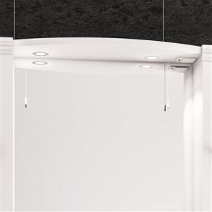 EASTBROOK 1.204 Diamante 60cm Cornice White (Cabinet / Mirror Not Included)      