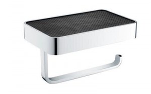 EASTBROOK 52.302 Vercelli Toilet Roll Holder With Shelf  