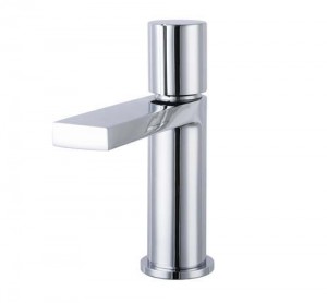 The White Space Evo Monobloc Basin Mixer with Sprung Plug Waste - Chrome [EV1C]