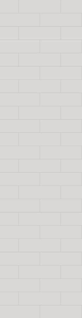 Fibo T2094-M74 Urban White Silk Brick Aqualock Wall Panel 2400x600mm White