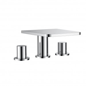 Flova AN3HBF Annecy 3-Hole Deck Mounted Bath Filler Chrome