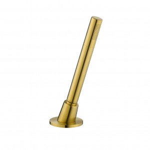 Flova Deck Mounted Pull Out Shower Set (Single Taphole) Brushed Gold [BG-ANDMS]