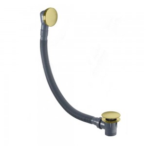 Flova Bath Clicker Waste with Overflow Brushed Gold [BG-CB1840]