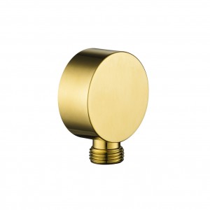Flova Wall Outlet Elbow (Round) Brushed Gold [BG-KIA120]