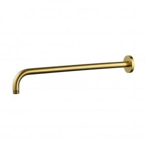 Flova Wall Mounted Shower Arm 400mm (Round) Brushed Gold [BG-KILVSA]