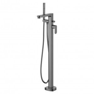 Flova Smart Floor Standing Bath & Shower Mixer Tap (Single Taphole) Gun Metal [GM-SMTBSM]