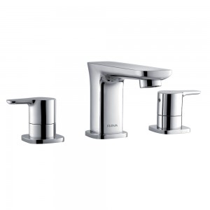 Flova UR3HBF Urban 3-Hole Deck Mounted Bath Filler Chrome