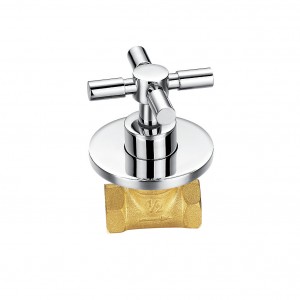 Flova XLWMCONCW XL Wall Mounted Cold Shut Off Valve Chrome