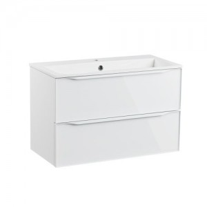 Roper Rhodes Frame 800 Wall Hung Vanity Unit - Gloss White [BASIN NOT INCLUDED]
