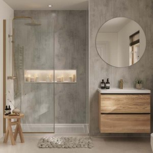 MultiPanel CONTEMPORARY Wall Panel Square Edge 2400 x 1200 x 11mm Arctic Stone [MP3331SHR]