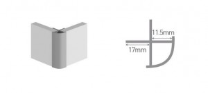 MultiPanel CLASSIC Type B External Corner 2450mm Bright Polished [MPEABP]
