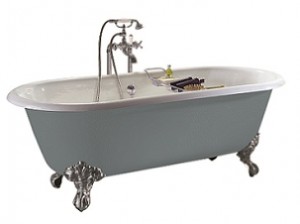 Heritage BRT88 Baby Buckingham Double Ended Bath 1540mm Cast Iron