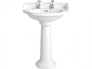 Heritage Dorchester Pedestal (Basin NOT Included) White [PDW09]