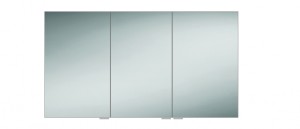 HIB 48200 Eris 120 Aluminium Mirrored Cabinet 700 x 1200mm