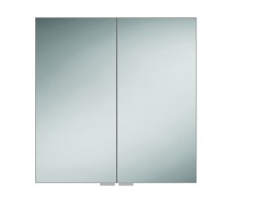 HIB 48100 Eris 80 Aluminium Mirrored Cabinet 700 x 800mm