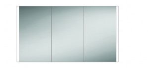 HIB 52100 Paragon 120 LED Demisting Mirrored Cabinet 700 x 1264mm
