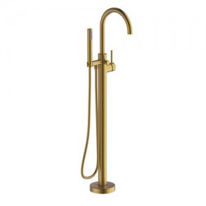 Britton HOX009BB Hoxton Floorstanding Bath Shower Mixer Brushed Brass