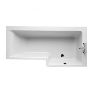 Ideal Standard E049101 Concept 1700 x 700mm Idealform Plus+ Square Shower Bath right hand - no tapholes
