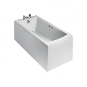 Ideal Standard E155601 Tempo Arc 1500 x 700mm Idealform Plus+ rectangular bath with grips - no tapholes