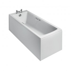 Ideal Standard E155901 Tempo Arc 1700 x 700mm Idealform Plus+ rectangular bath with grips - no tapholes