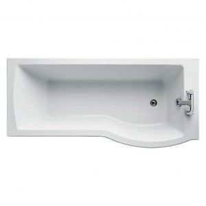 Ideal Standard E257401 Tempo Arc 1700mm Idealform Plus+ Shower bath - Right hand - no tapholes