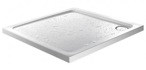 Just Trays Fusion Anti-Slip Fusion Square Shower Tray 1000mm White [ASF100100]