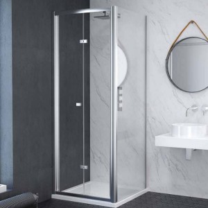 Kudos Original6 Bi-Fold Shower Door 800mm Chrome Frame (Side Panel NOT Included) [604015]