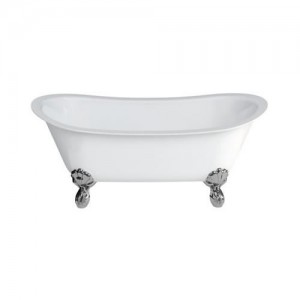 Burlington & Clearwater L1C Ball & Claw Luxury Bath Feet (Set of 4) Chrome (Bath NOT Included)