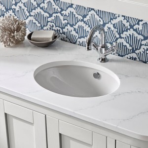 Tavistock LANCUSBAS Lansdown 1200mm Curved Underslung Unit Oval Basin