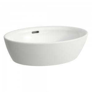 Laufen 129640001091 Pro Oval Sit-On Washbasin 520x390x150mm White