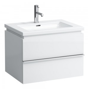 Laufen 4012110755481 Case Single Drawer Vanity Unit 645mm Anthracite Grey (Basin NOT Included)