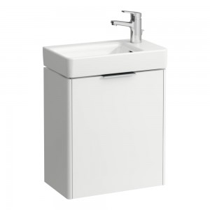 Laufen 21021102601 Base Vanity Unit - 1x Right Hinged Door 267x460x515mm Matt White (Vanity Unit Only - Basin NOT Included)