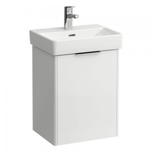 Laufen 21111102611 Base Vanity Unit - 1x Left Hinged Door 320x415x515mm Gloss White (Vanity Unit Only - Basin NOT Included)