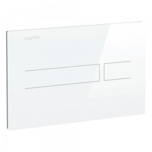 Laufen 8956630000001 Electronic Contactless Flush Plate AW3 Gloss White (Dual Flush)