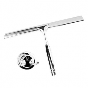 MERLYN MG201WIPER Shower Wiper with Holder Chrome