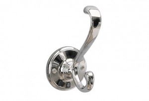 Miller 612C Stockholm Double Robe Hook 115mm Chrome