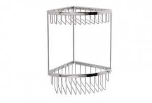 Miller 855C Classic Two Tier Corner Basket 310x235mm Chrome