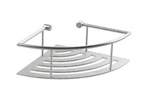 Miller 862C Classic Corner Shower Shelf 70x280mm Chrome