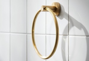 Miller 8705MP1 Bond Towel Ring Brushed Brass